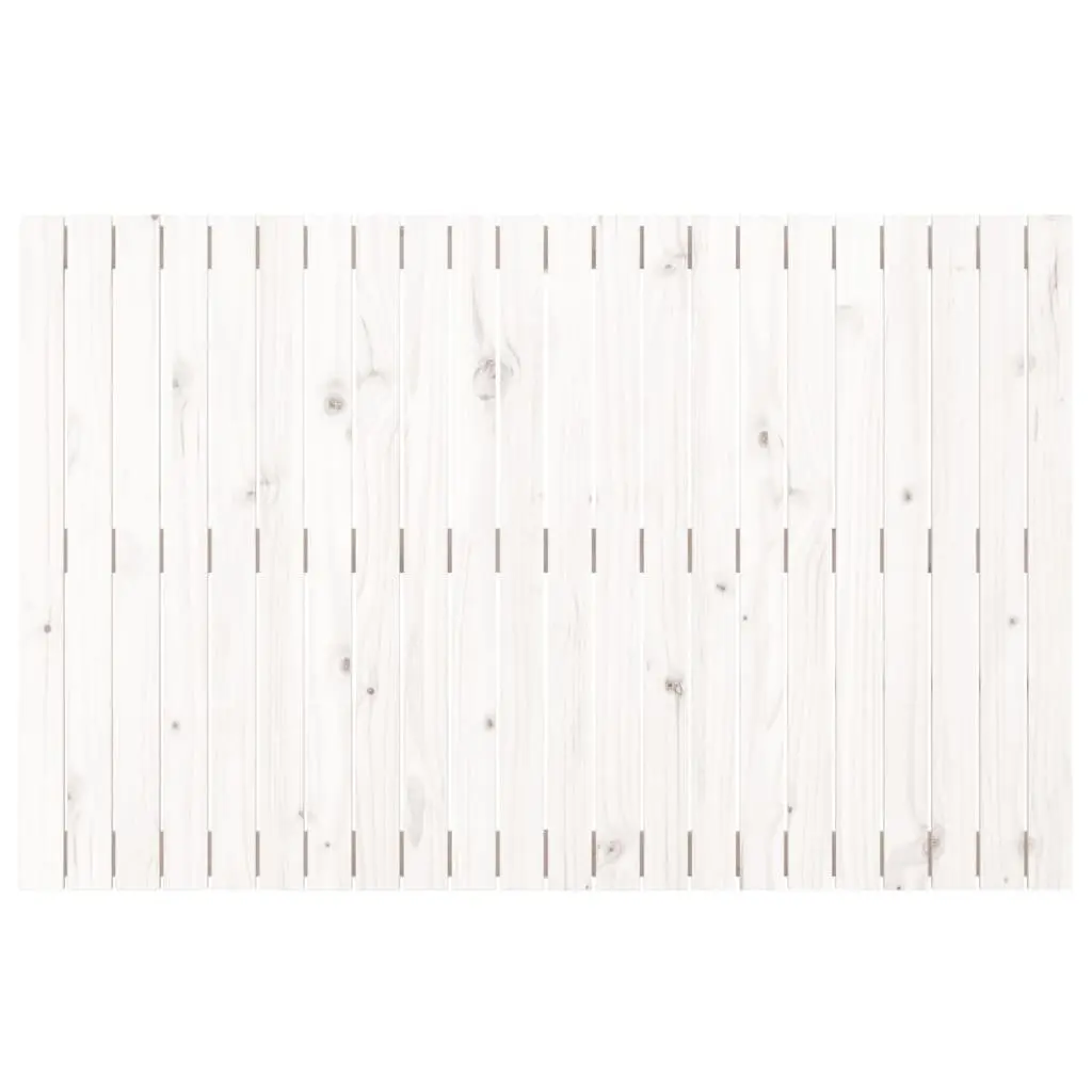 Wall Headboard White 140cm Solid Wood Pine Backrest Support
