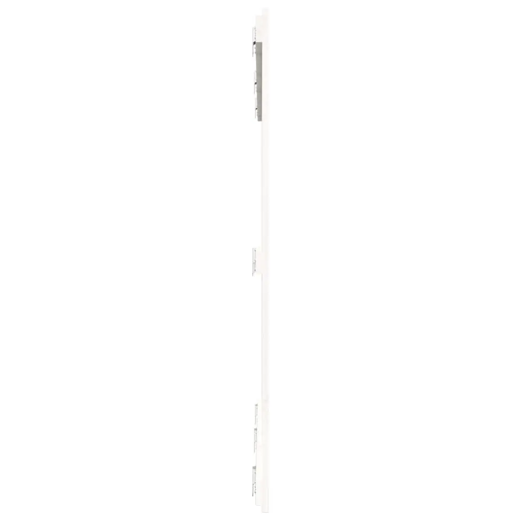 Wall Mounted Headboard 159.5cm White Solid Pine Wood Bedroom Bed Header