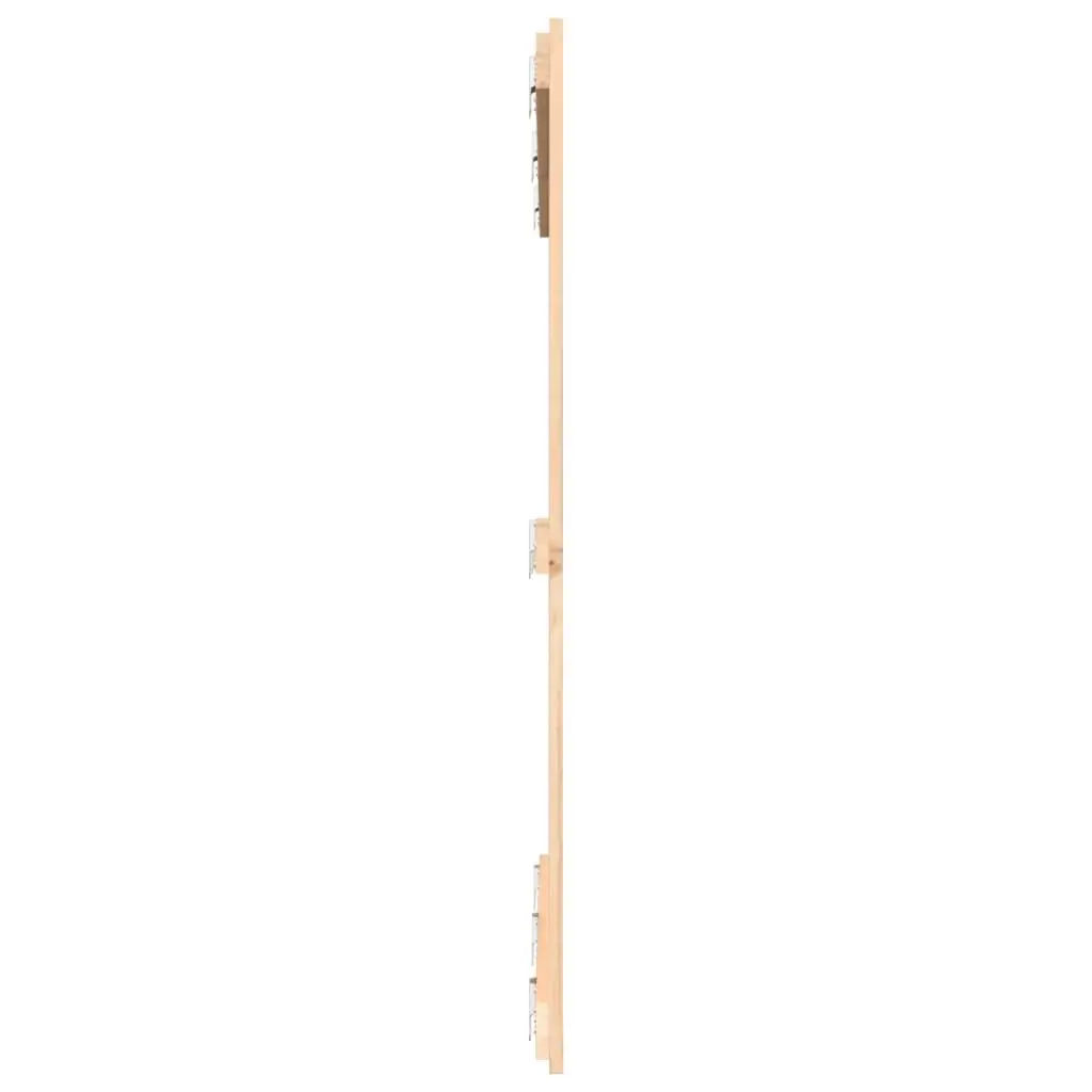 Wall Headboard Brown 140 cm Solid Pine Wood Wall-Mounted Back Support