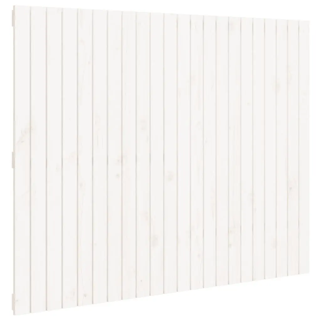 Wall Headboard White 140cm Solid Pine Wood Bedroom Bed Header Back Support