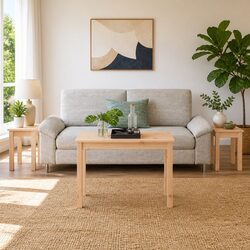 Nesting Tables Set of 3 in Solid Pine Wood