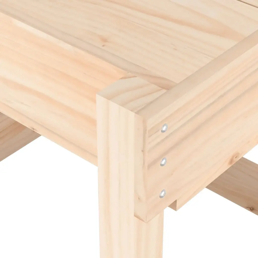 Wooden Sand Tables Natural Pine 2 Piece Solid Pine Wood Kids Outdoor Play Sensory Activity