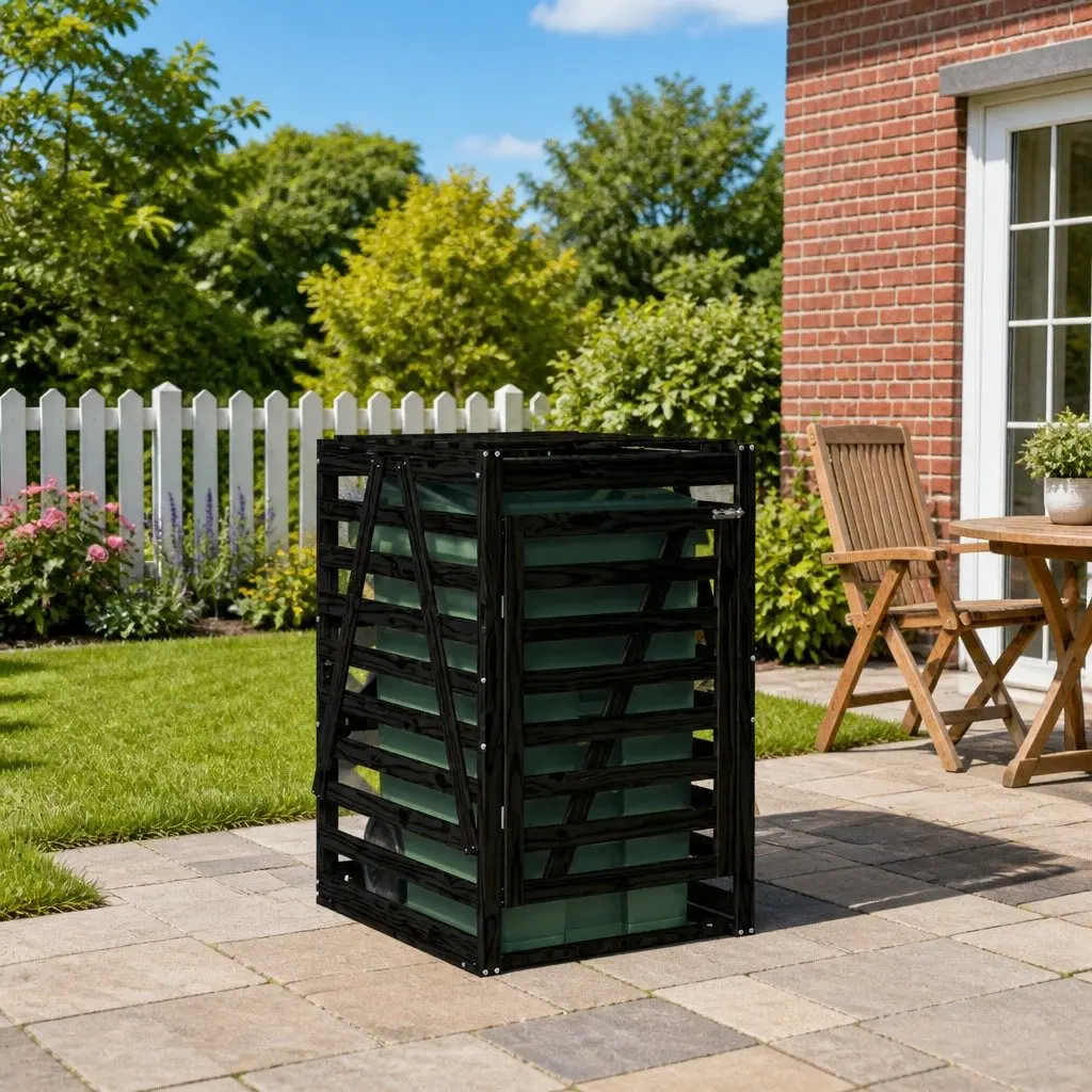 Wheelie Bin Storage for Garden Waste Management