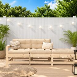 Garden Lounge Set with Soft Cushions
