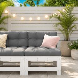 Outdoor Middle Sofa with Cushions - Comfort Guaranteed
