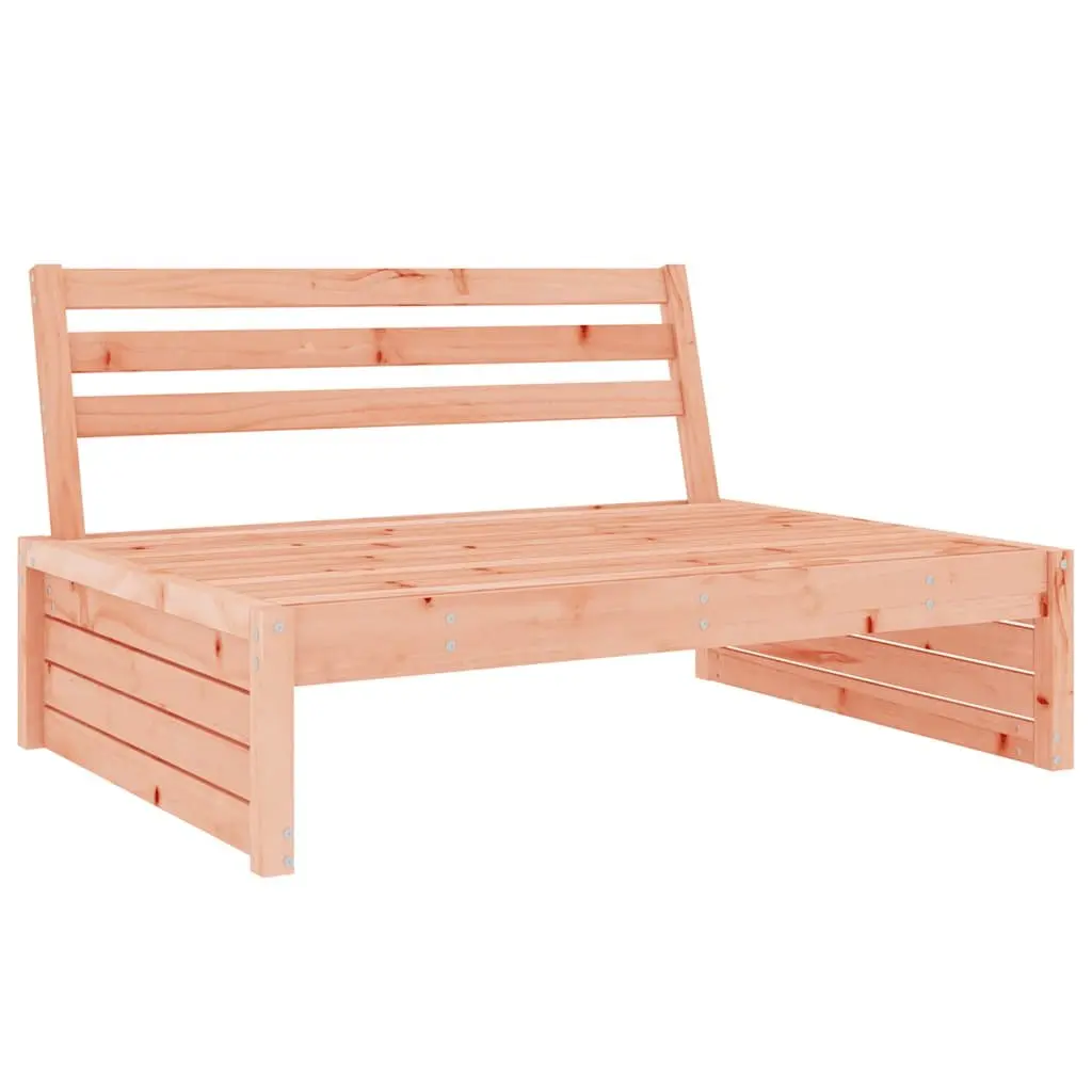 Middle Sofa Brown 120x80 cm Solid Wood Outdoor Sectional Seating