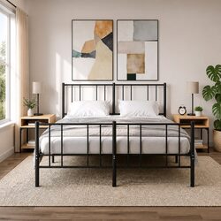 Brown Bedside Tables Set