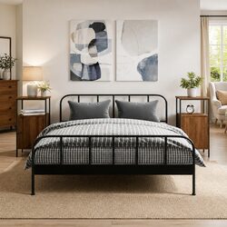 Compact and Durable Bedside Cabinets Set