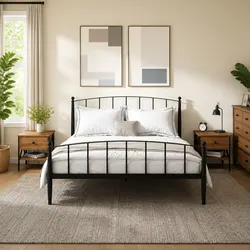 Brown Oak Nightstands - 2 Pieces, Stylish Design