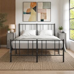 Bedside Cabinets 2 pcs Grey Sonoma Industrial Style Engineered Wood Storage