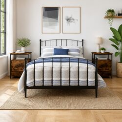 Concise and Strong Engineered Wood Nightstands