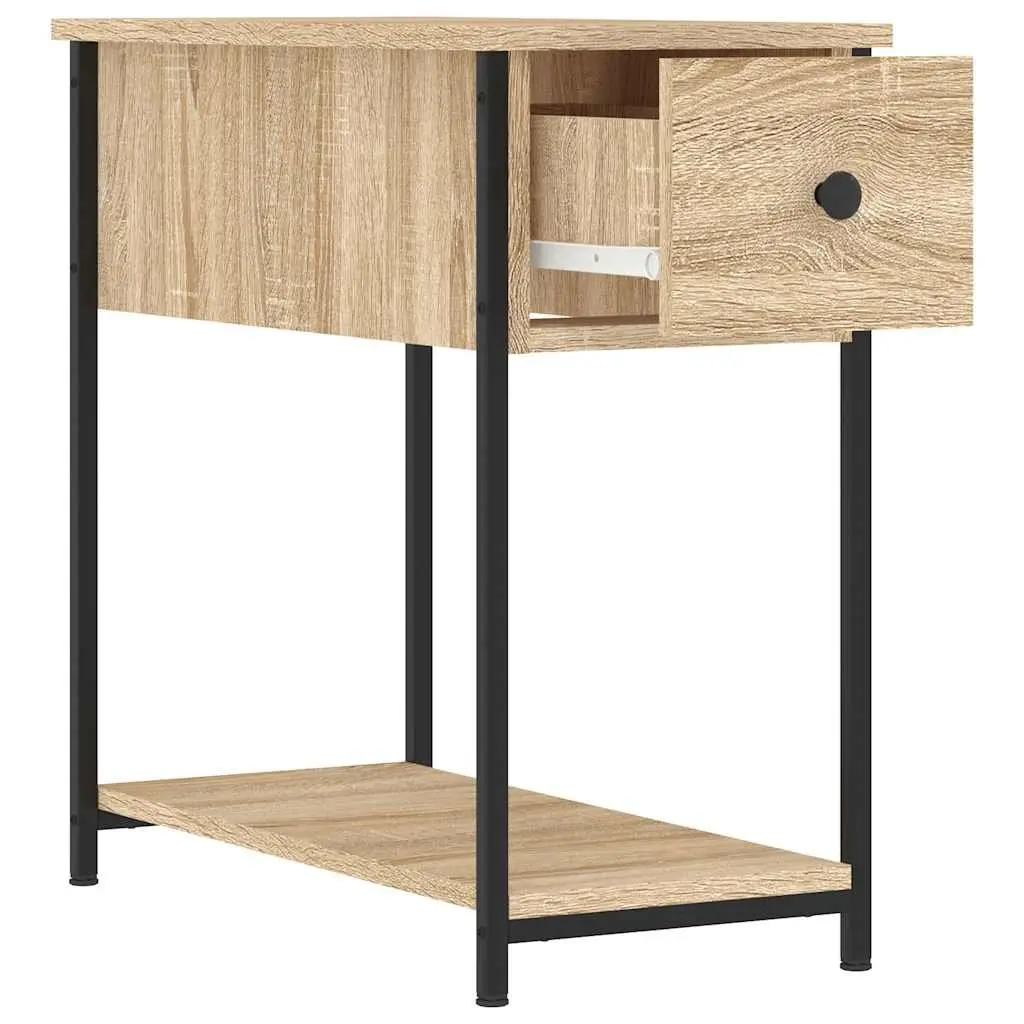 Bedside Cabinets Brown Engineered Wood 2 Piece Storage Side Tables