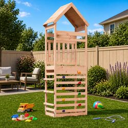 Compact Outdoor Play Tower for Kids