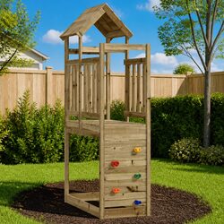 Wooden Play Tower 53x110.5x214cm