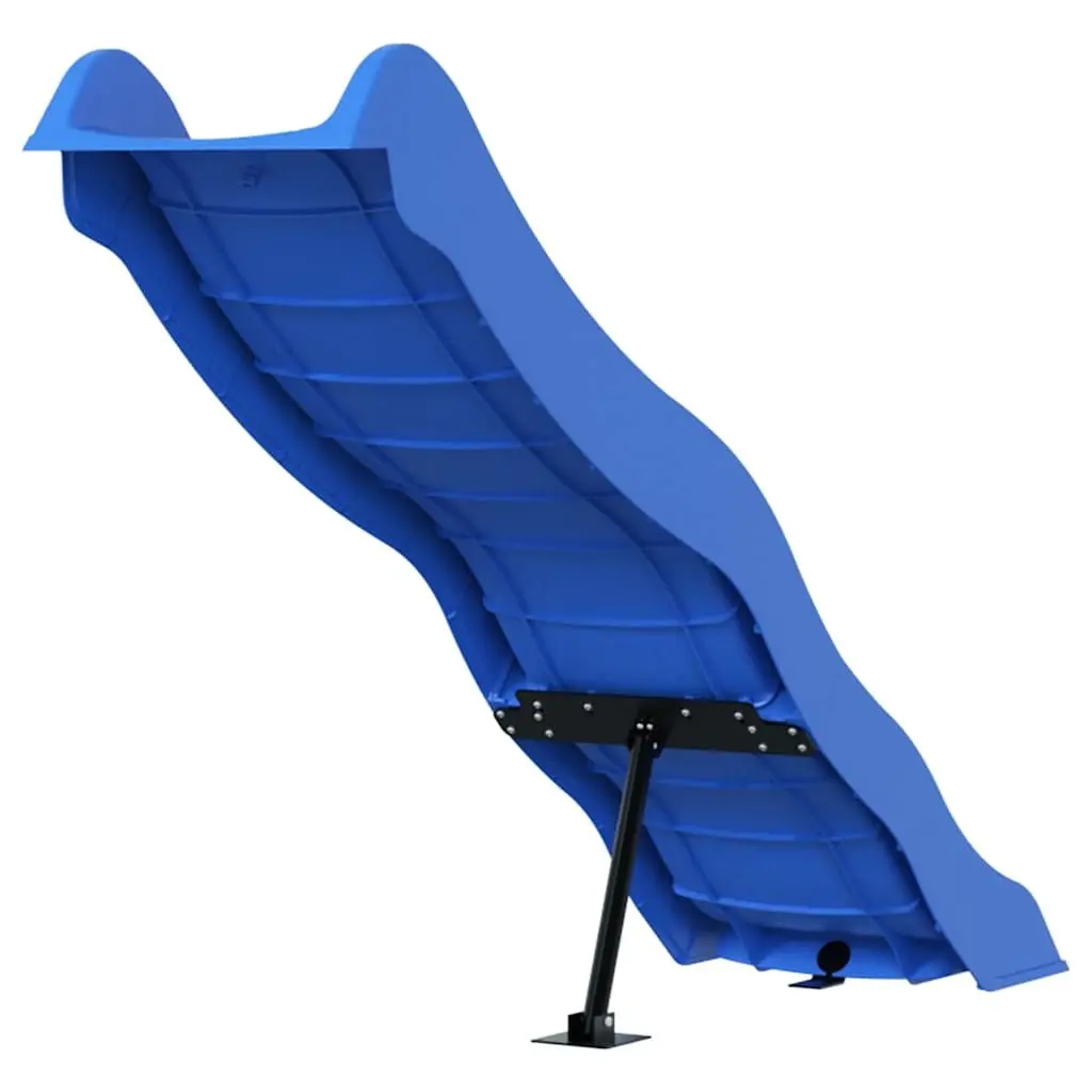 Kids Slide Blue 174x38 cm Outdoor Toy for Play Tower