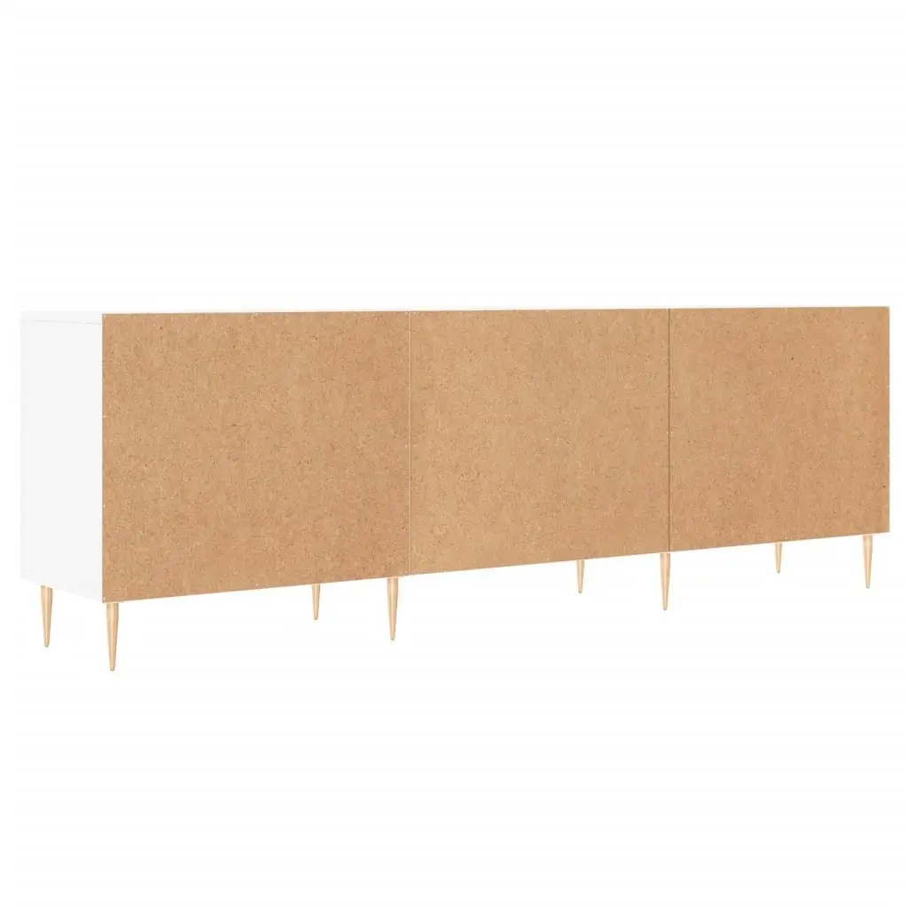 White TV Cabinet Media Unit 150x30x50cm