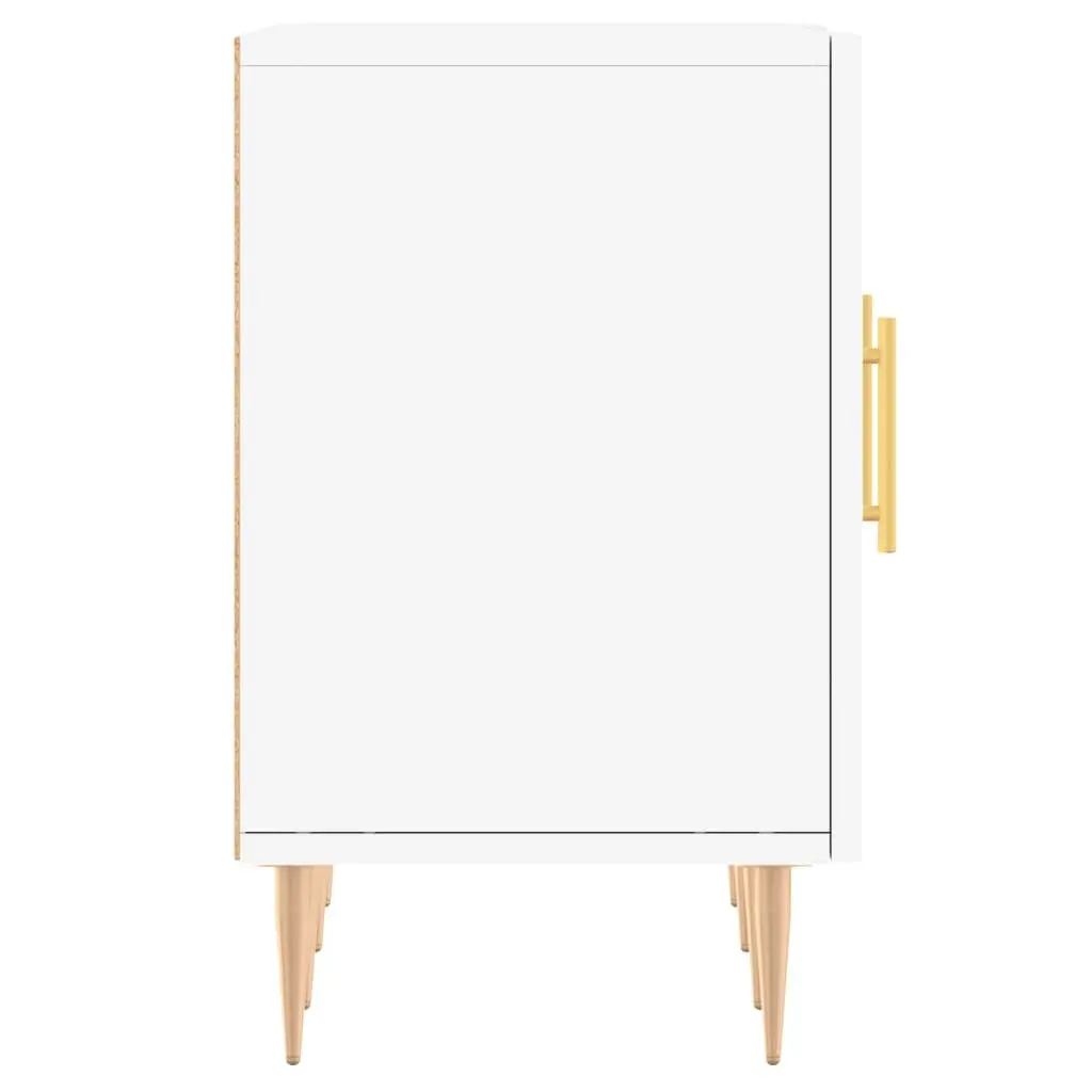 White TV Cabinet Media Unit 150x30x50cm
