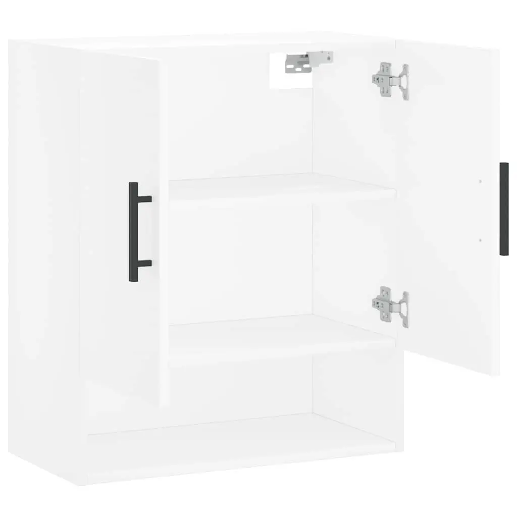 Wall Cabinet White 60x31x70cm Engineered Wood Floating Shelving