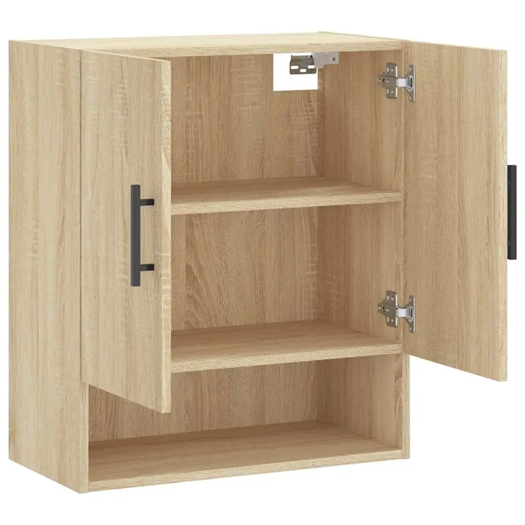 Wall Cabinet Storage Brown 60x31x70 cm Wall-mounted Engineered Wood