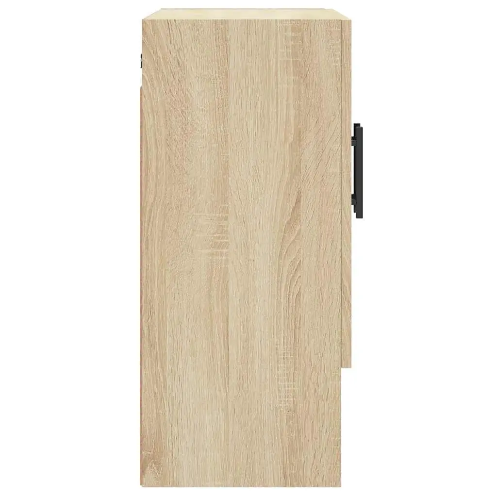 Wall Cabinet Storage Brown 60x31x70 cm Wall-mounted Engineered Wood