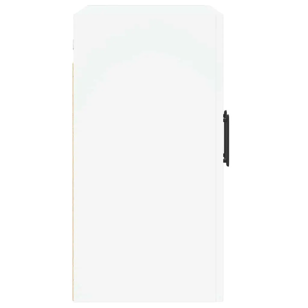 Wall-Mounted Storage Cabinet White 60x31x60cm Floating Shelf Organiser