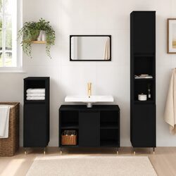 Bathroom Vanity Cabinet, Black