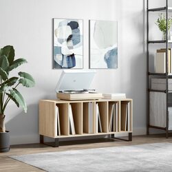 Compact Vinyl Storage Cabinet with Style