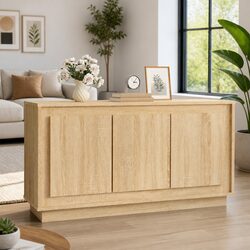 Brown Engineered Wood Sideboard
