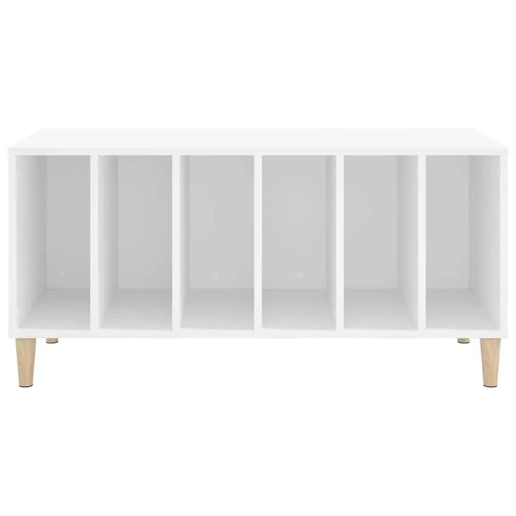 White Vinyl LP Storage Cabinet