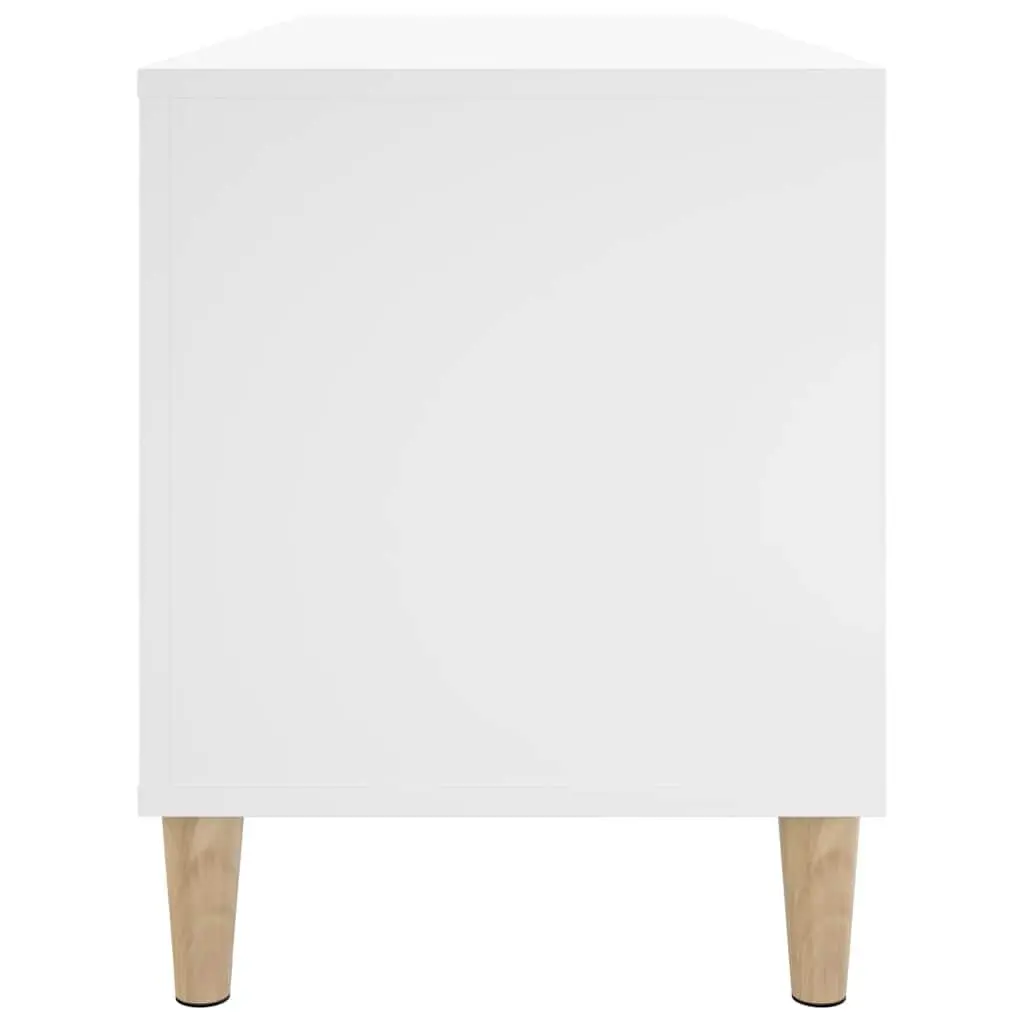 White Vinyl LP Storage Cabinet