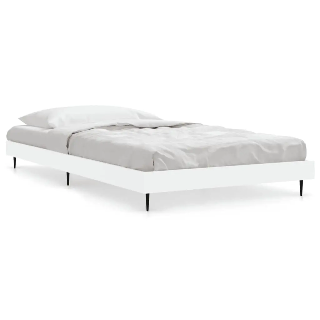 White Bed Frame 90x190 cm for Optimal Support