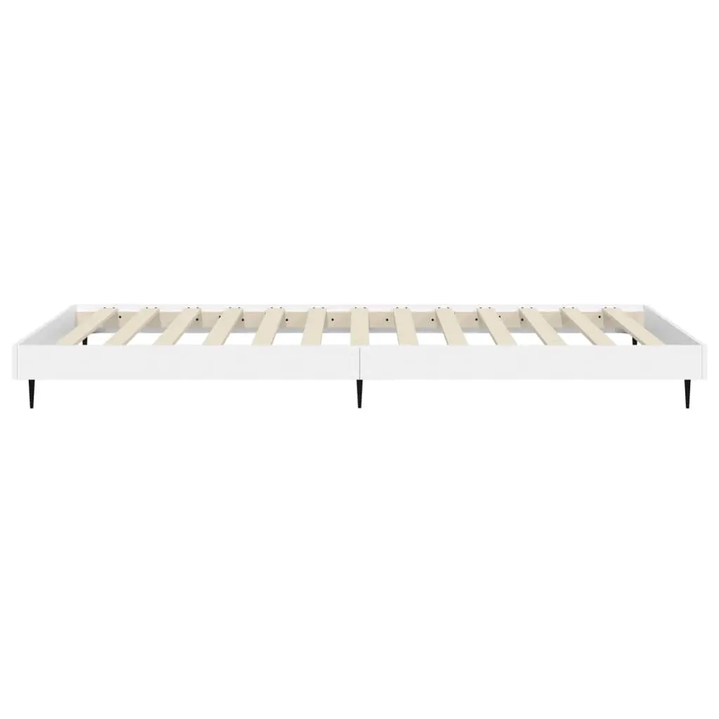 White Bed Frame 90x190 cm for Optimal Support