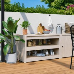 Outdoor Kitchen Cabinet with Ample Storage Space