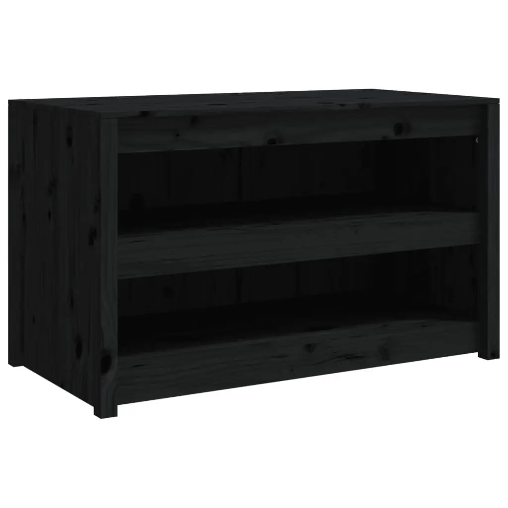 Outdoor Kitchen Cabinet Black Wooden Garden Storage Patio Furniture