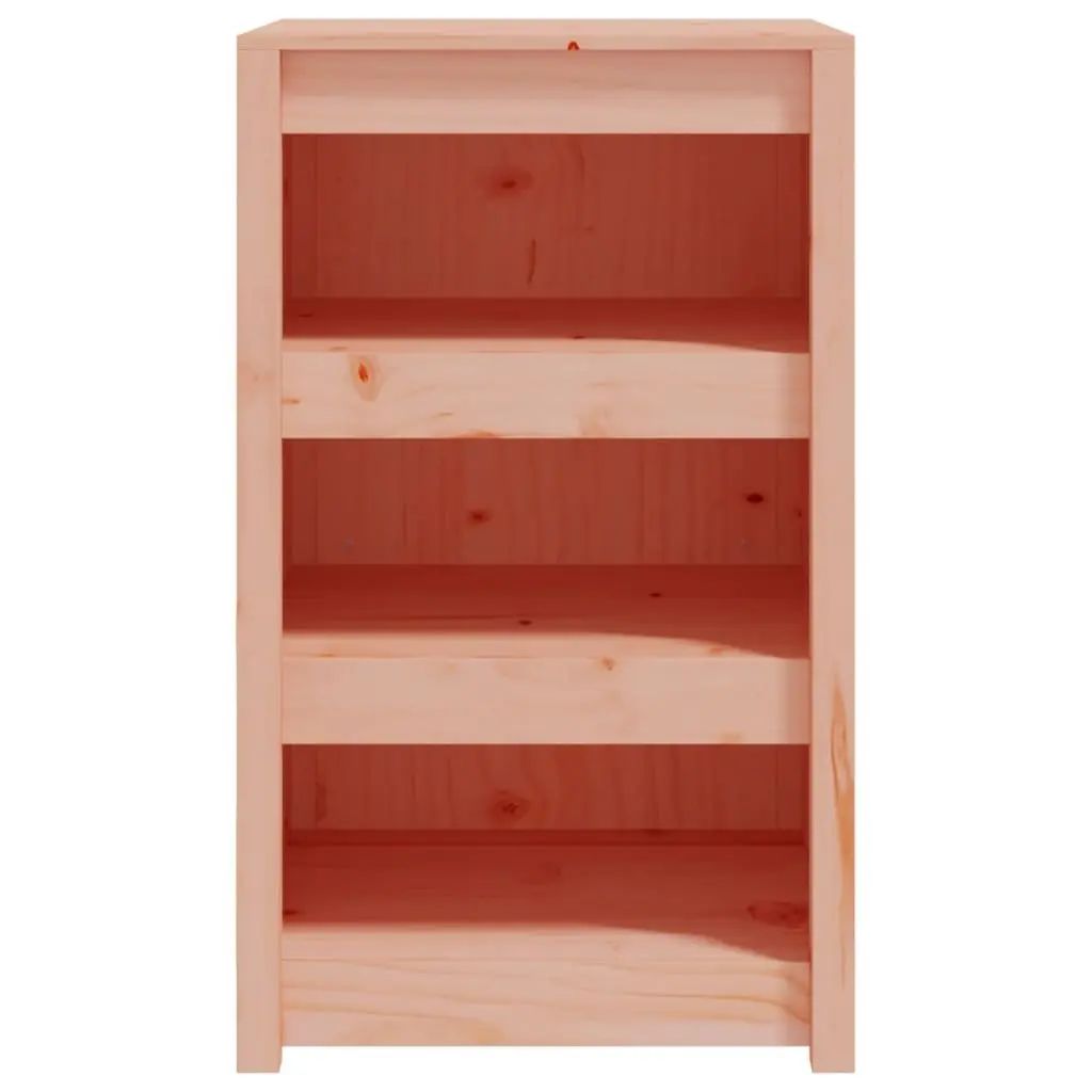 Brown Outdoor Kitchen Cabinet Solid Wood Storage Unit 55x55x92cm