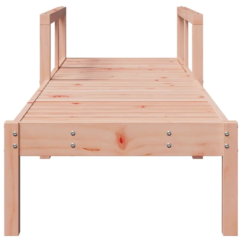 Sun Lounger Wooden Outdoor Garden Patio Reclining Chair Adjustable Backrest