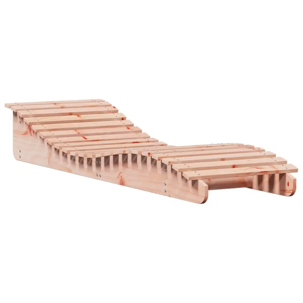 Sun Lounger Wooden Garden Patio Outdoor Lounge Chair Deck Recliner 205x60x31.5cm