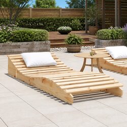 Efficient Wooden Sun Lounger for Relaxing Outdoors