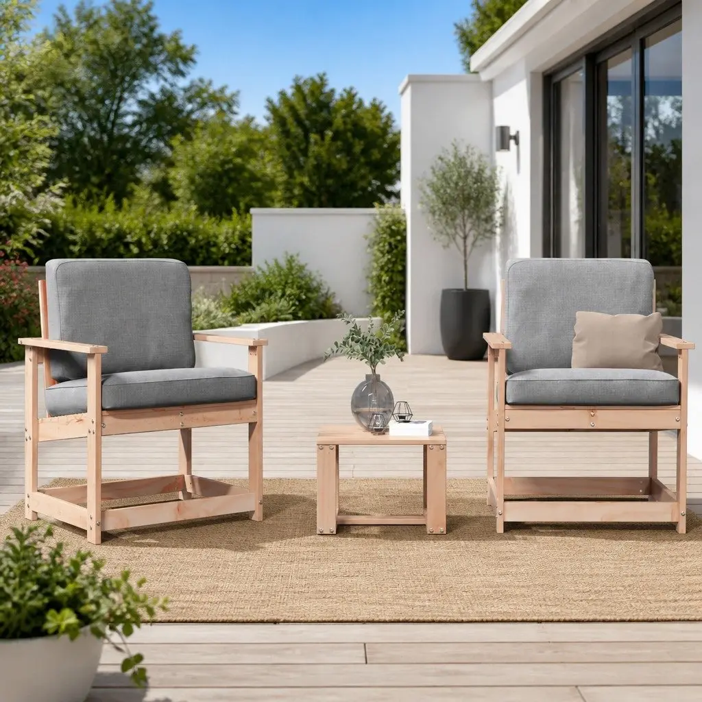 3 Piece Garden Lounge Set