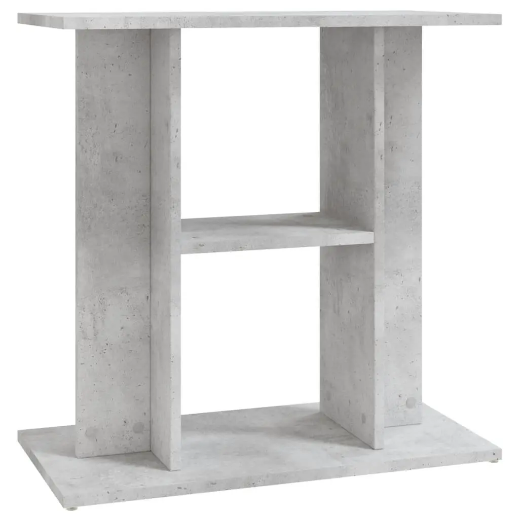 Aquarium Stand Grey 60x30x60 cm 3 Tier Fish Tank Cabinet Storage Display