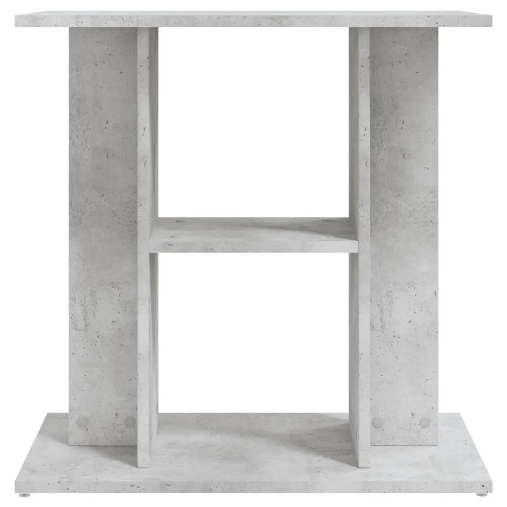 Aquarium Stand Grey 60x30x60 cm 3 Tier Fish Tank Cabinet Storage Display