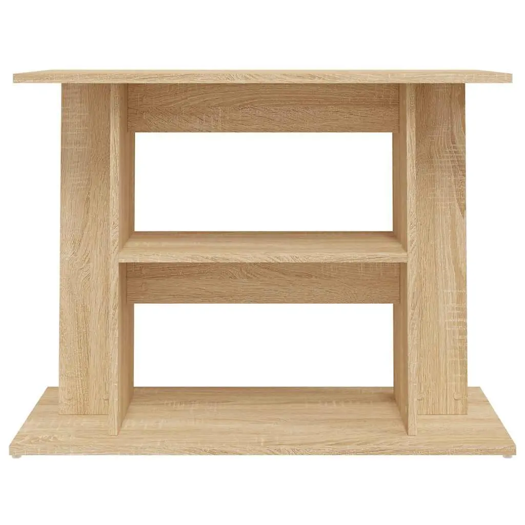 Aquarium Stand Brown 80x35x60cm 3 Tier Fish Tank Cabinet Storage Display