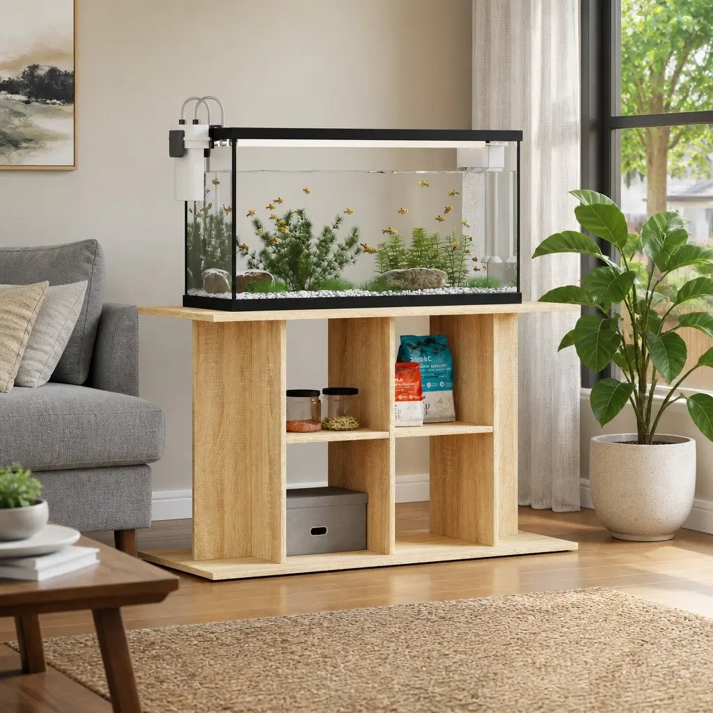 Aquarium Stand 100x40x60 cm in Brown