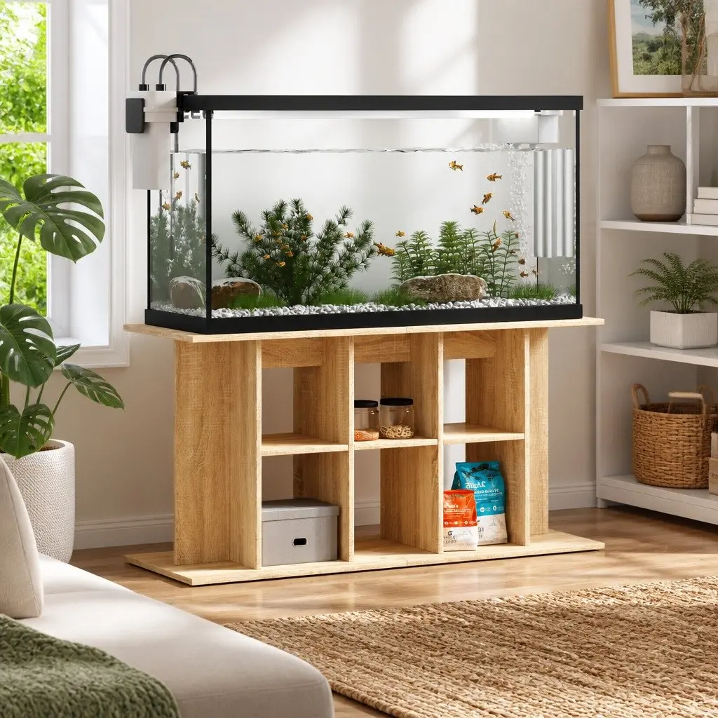 Aquarium Stand with Storage Options