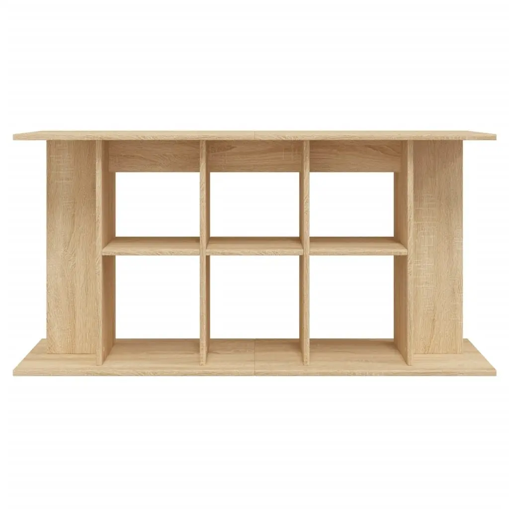 Aquarium Stand Storage Cabinet Multi-Tier Brown Engineered Wood 120x40x60cm