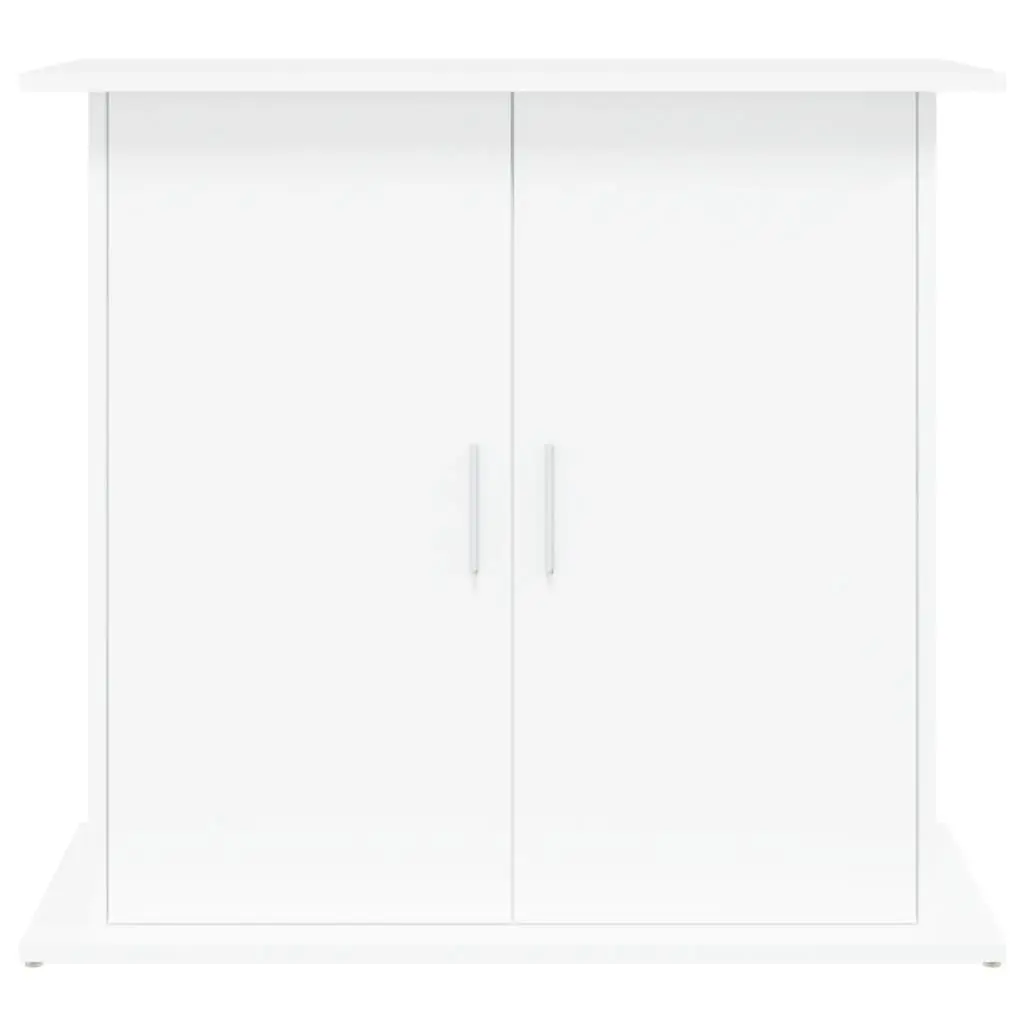 Aquarium Stand White 81x36x73 cm Engineered Wood Storage Cabinet