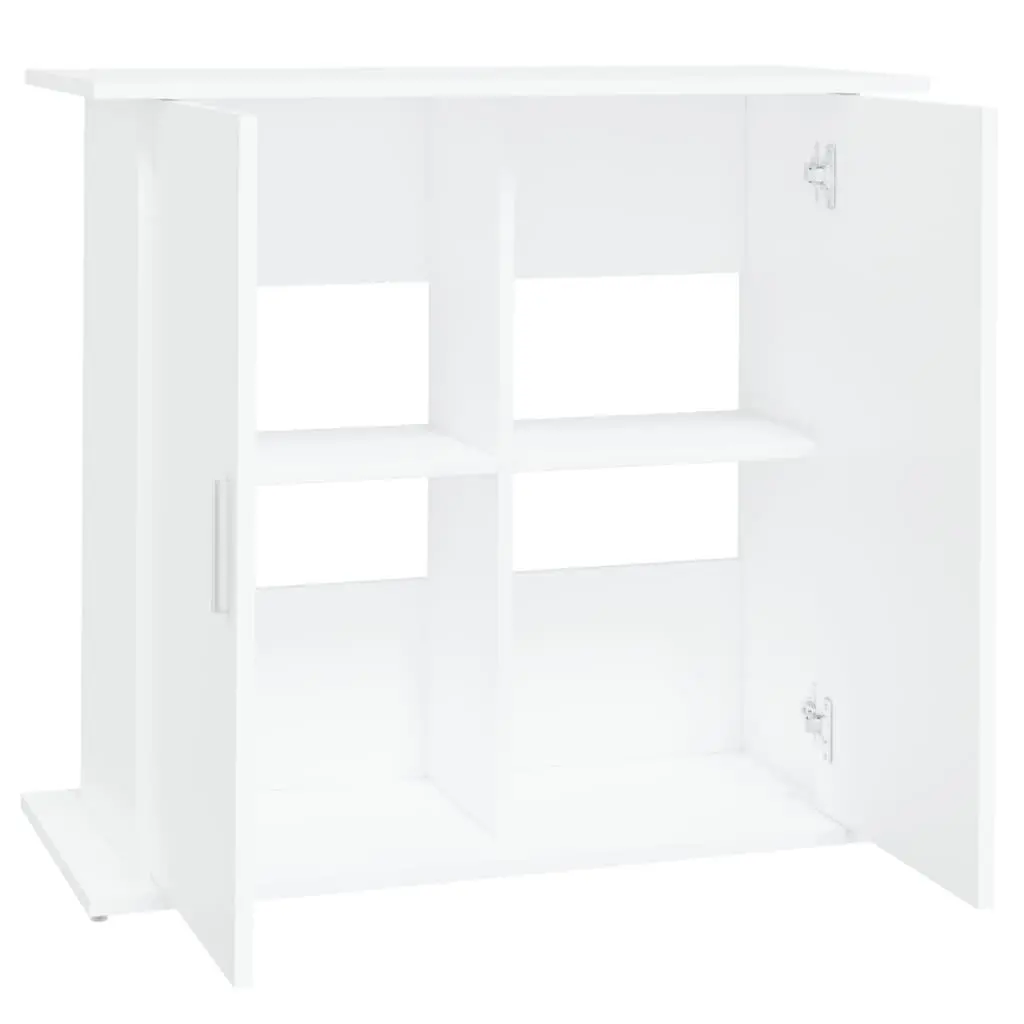 Aquarium Stand White 81x36x73 cm Engineered Wood Storage Cabinet