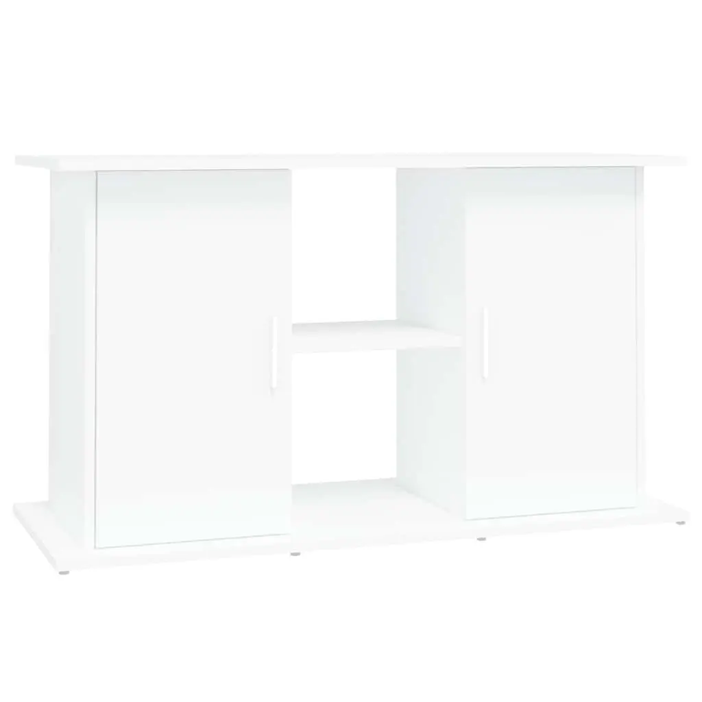Aquarium Stand White 101x41x58cm Engineered Wood Storage Shelves