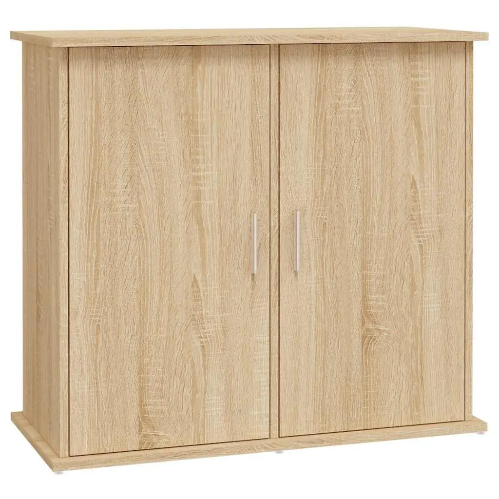 Aquarium Stand Brown 81x36x73cm Engineered Wood Storage Cabinet