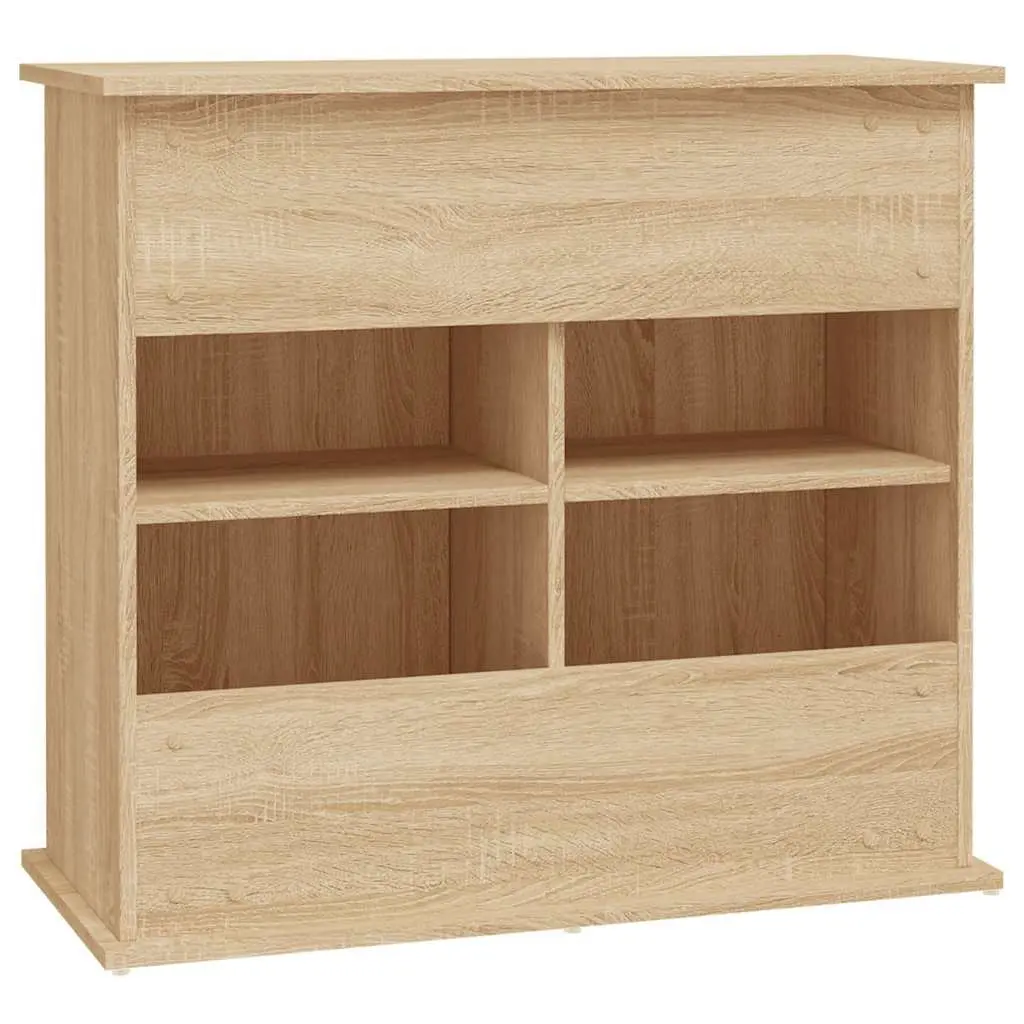 Aquarium Stand Brown 81x36x73cm Engineered Wood Storage Cabinet